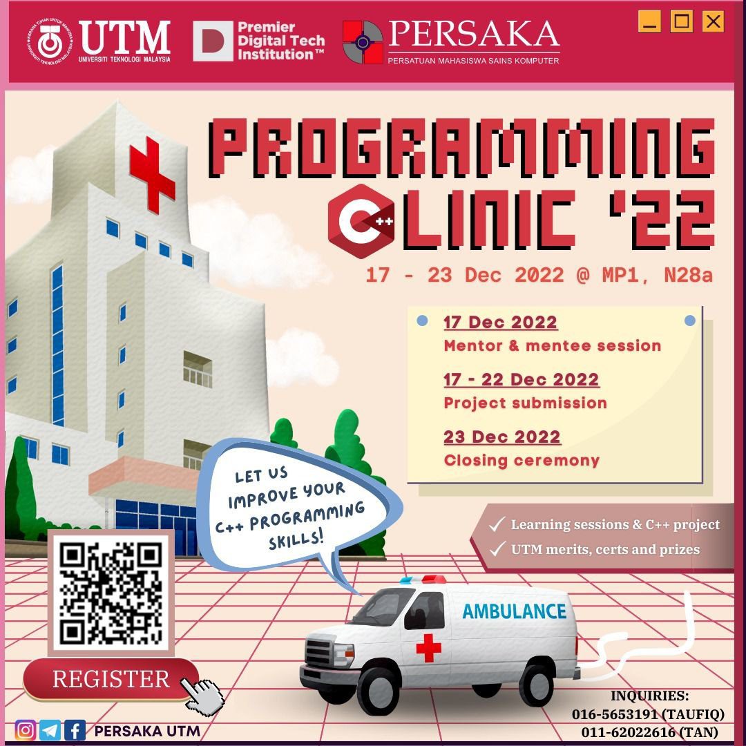 Programming Clinic 2022: Learn Coding Through C++ Project ...