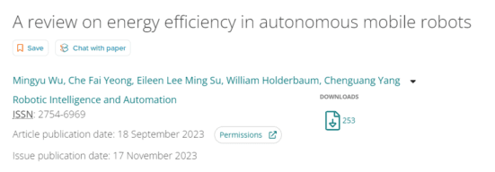 Publication details and download statistics for Mingyu Wu's acclaimed paper.